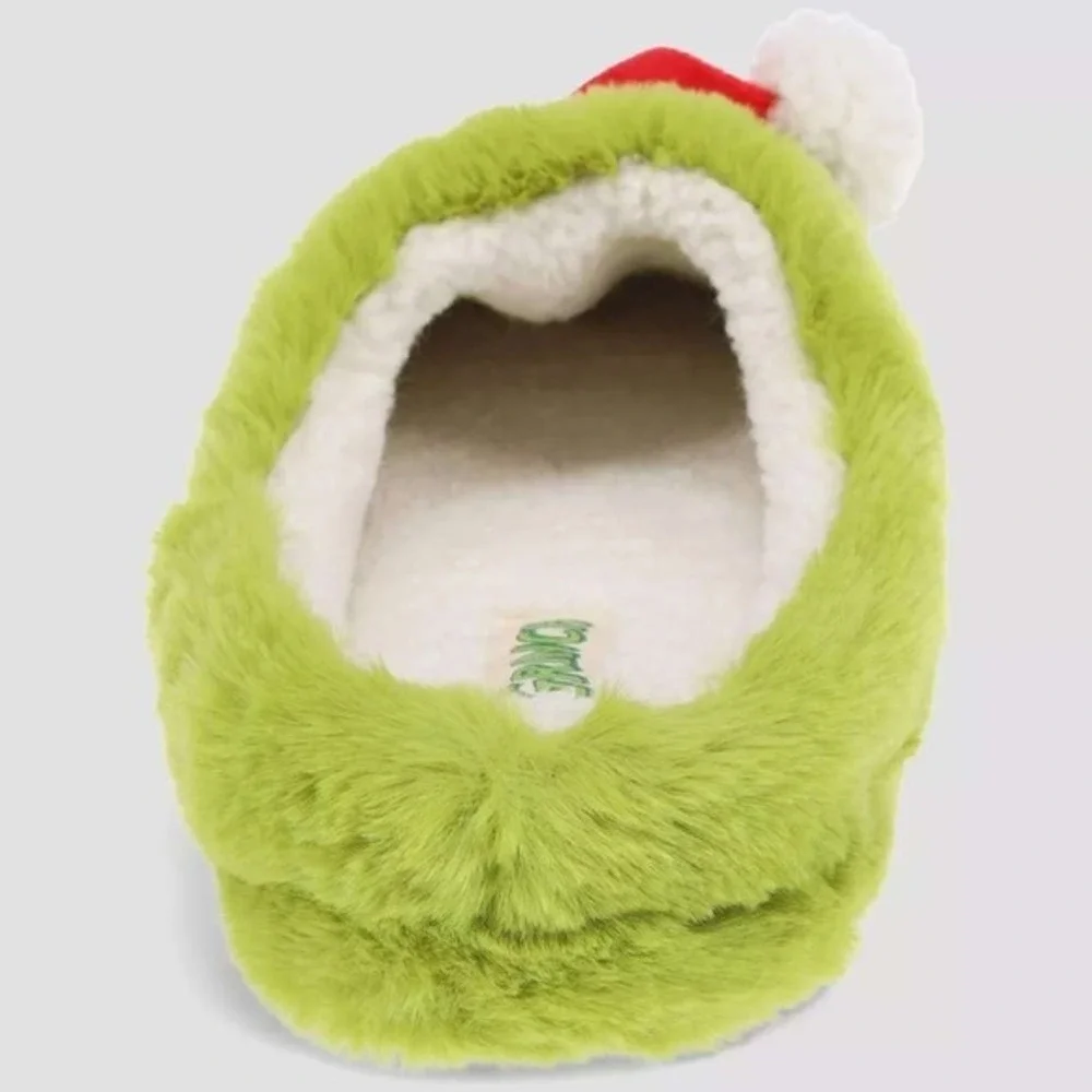 Baby Slippers The Grinch Slide Green Size 5/6 New With Tags